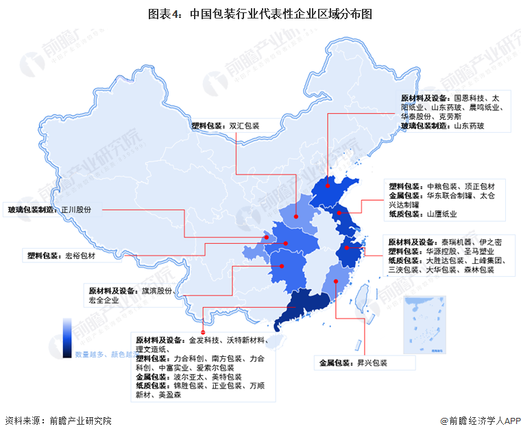 米乐m6包装设计【干货】2024年中国包装行业产业链现状及市场竞争格局分析 广东省企业分布最集中(图4)